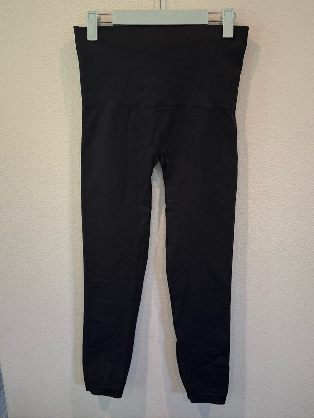 Spanx Look At Me Now Seamless Leggings Black High Rise Shaping Women’s XL